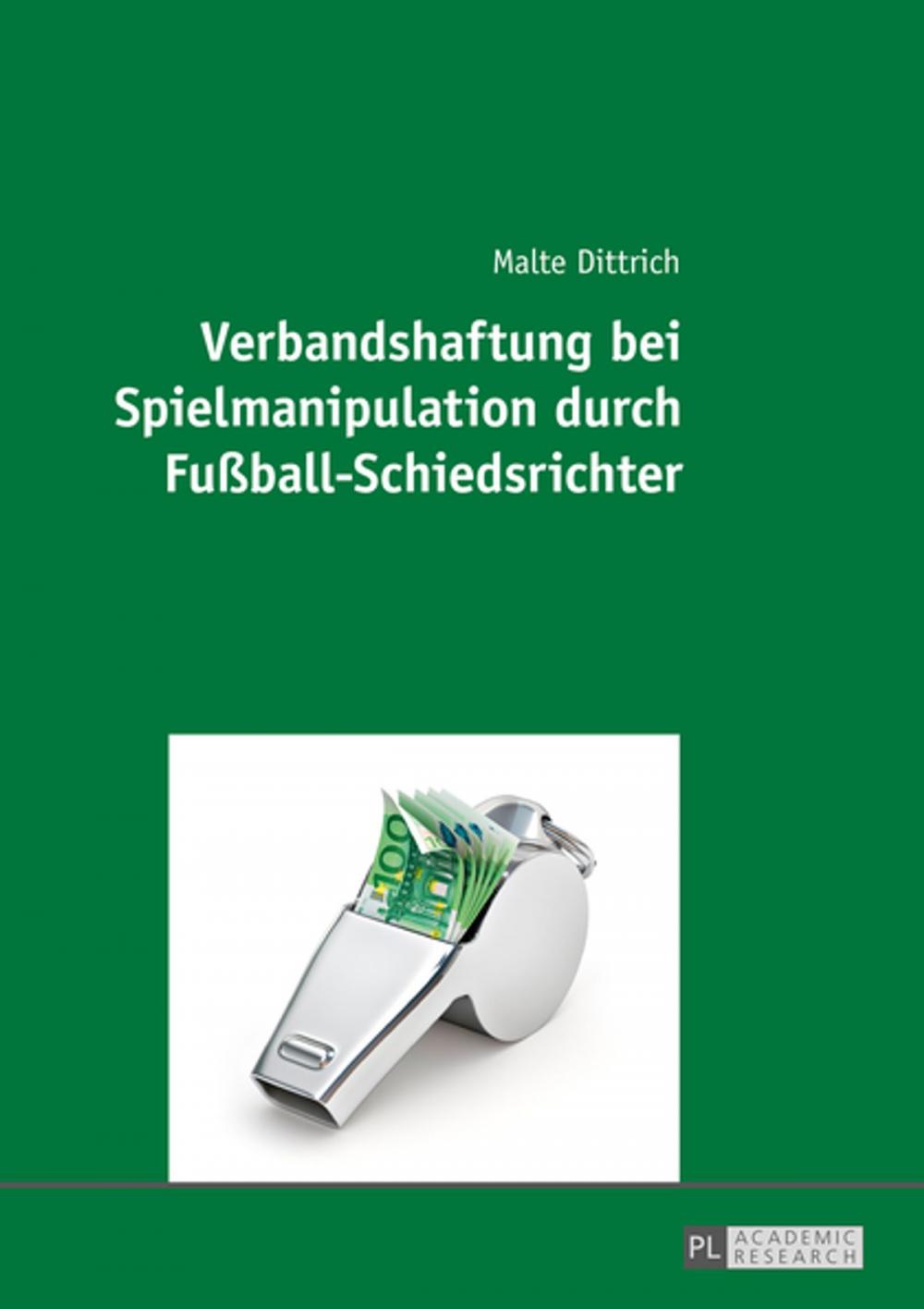 Big bigCover of Verbandshaftung bei Spielmanipulation durch Fußball-Schiedsrichter