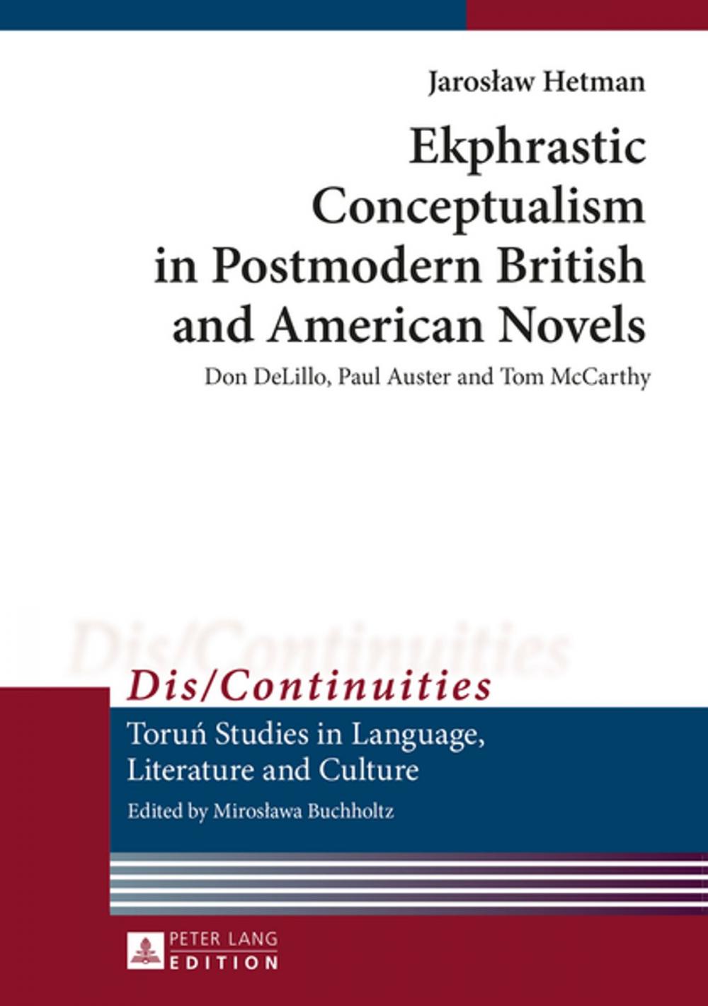 Big bigCover of Ekphrastic Conceptualism in Postmodern British and American Novels