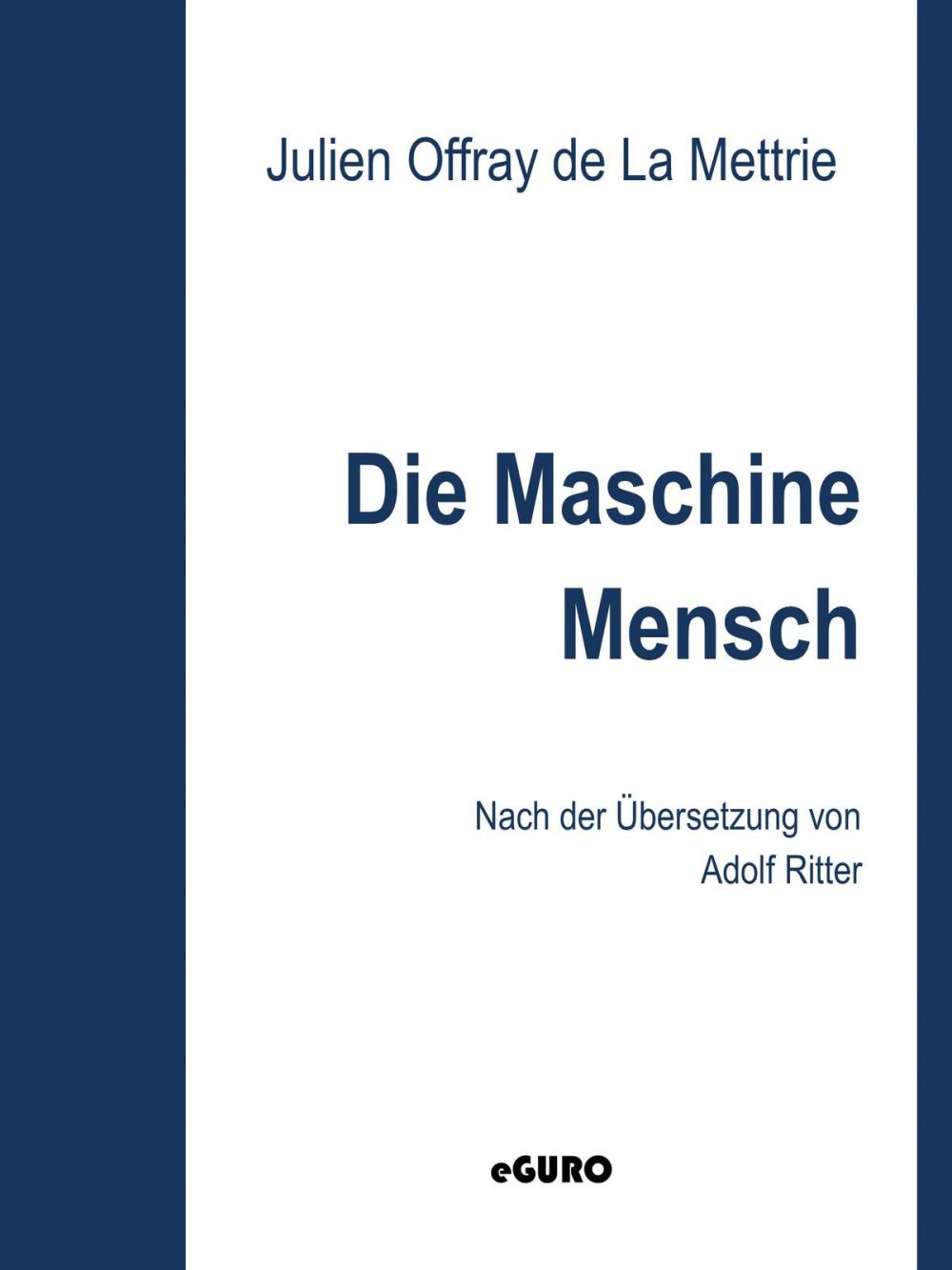 Big bigCover of DIe Maschine Mensch