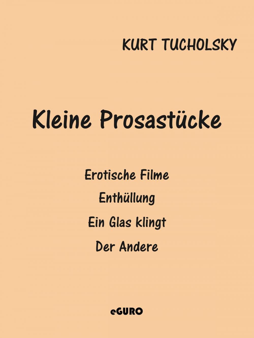 Big bigCover of Kleine Prosastücke