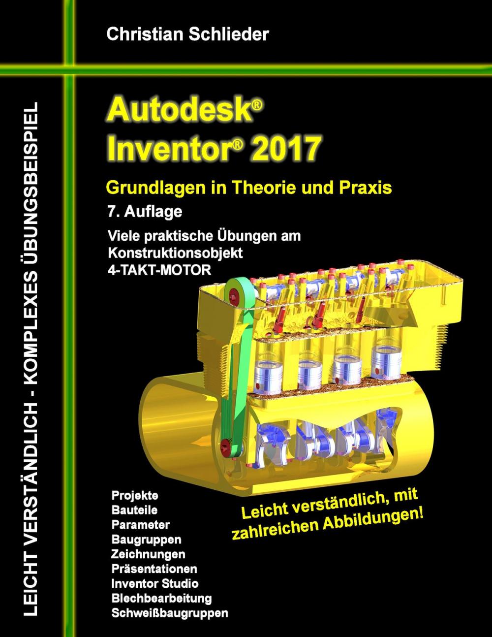 Big bigCover of Autodesk Inventor 2017 - Grundlagen in Theorie und Praxis