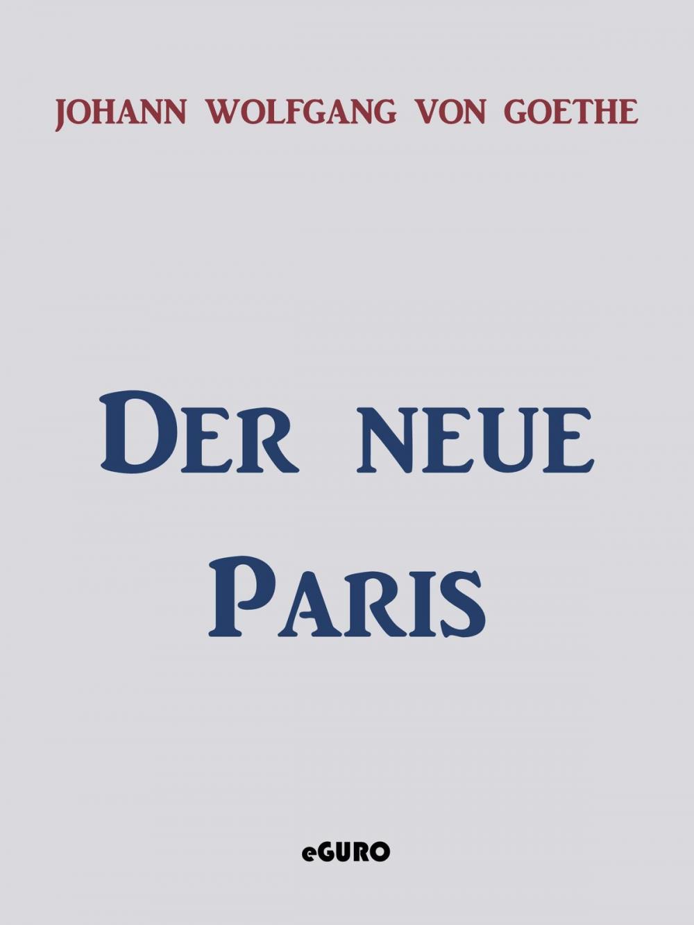 Big bigCover of Der neue Paris