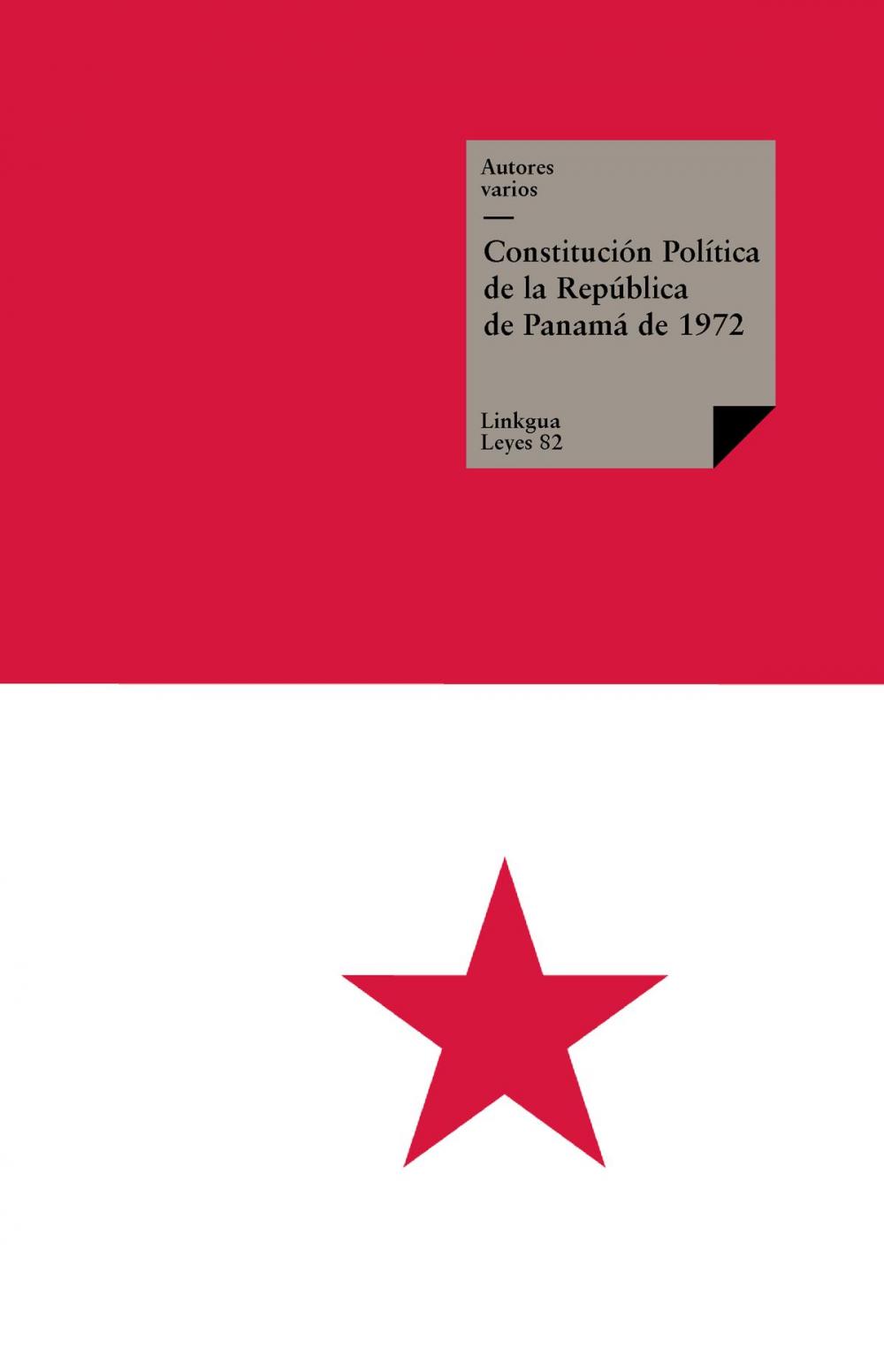 Big bigCover of Constitución de Panamá de 1972