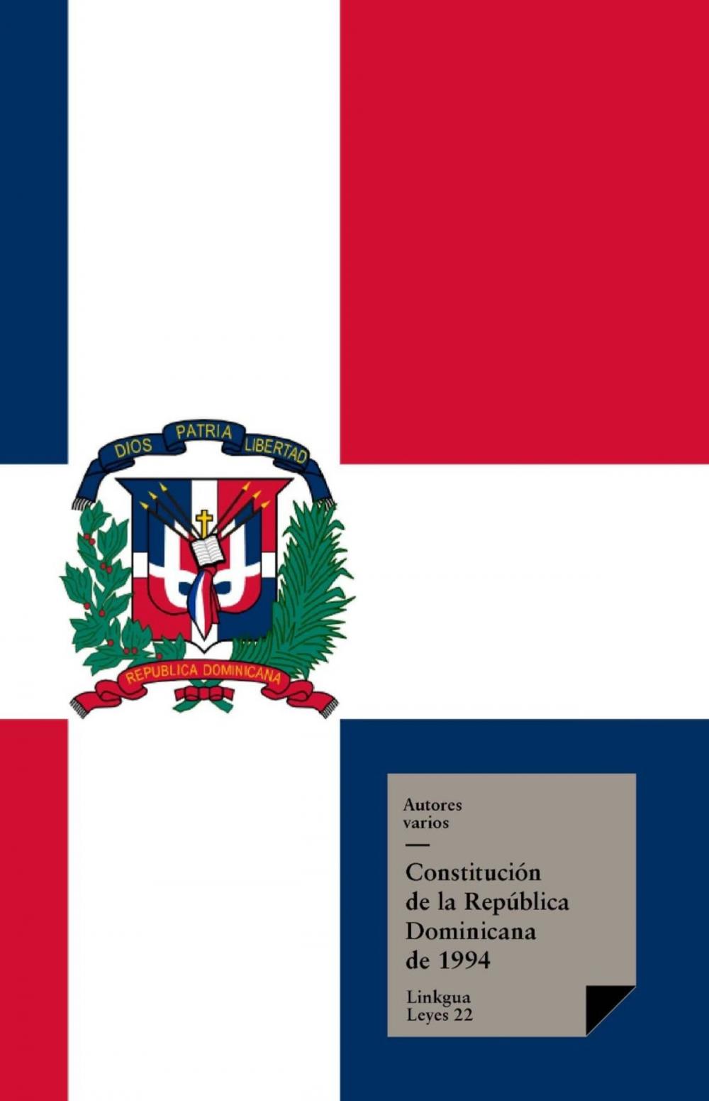 Big bigCover of Constitución de la República Dominicana de 1994