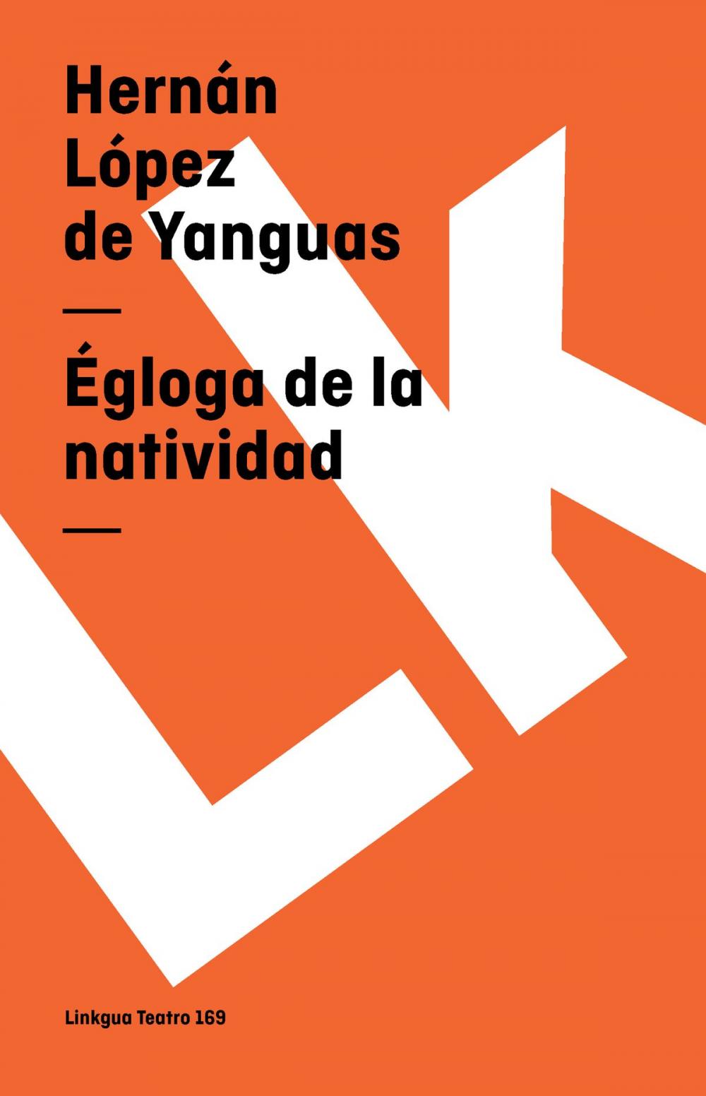 Big bigCover of Égloga de la natividad