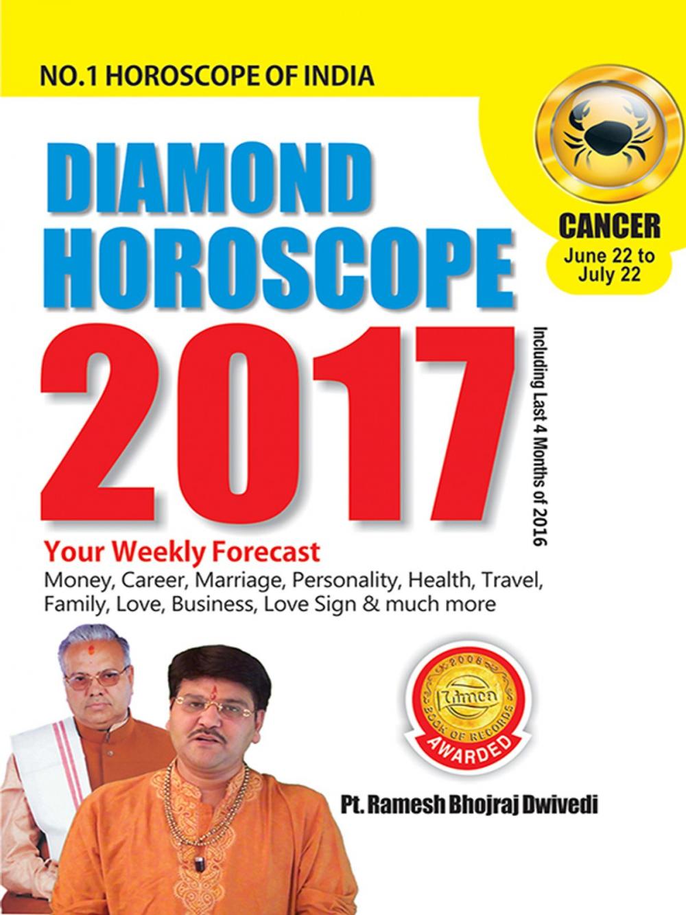 Big bigCover of Diamond Horoscope 2017 : Cancer