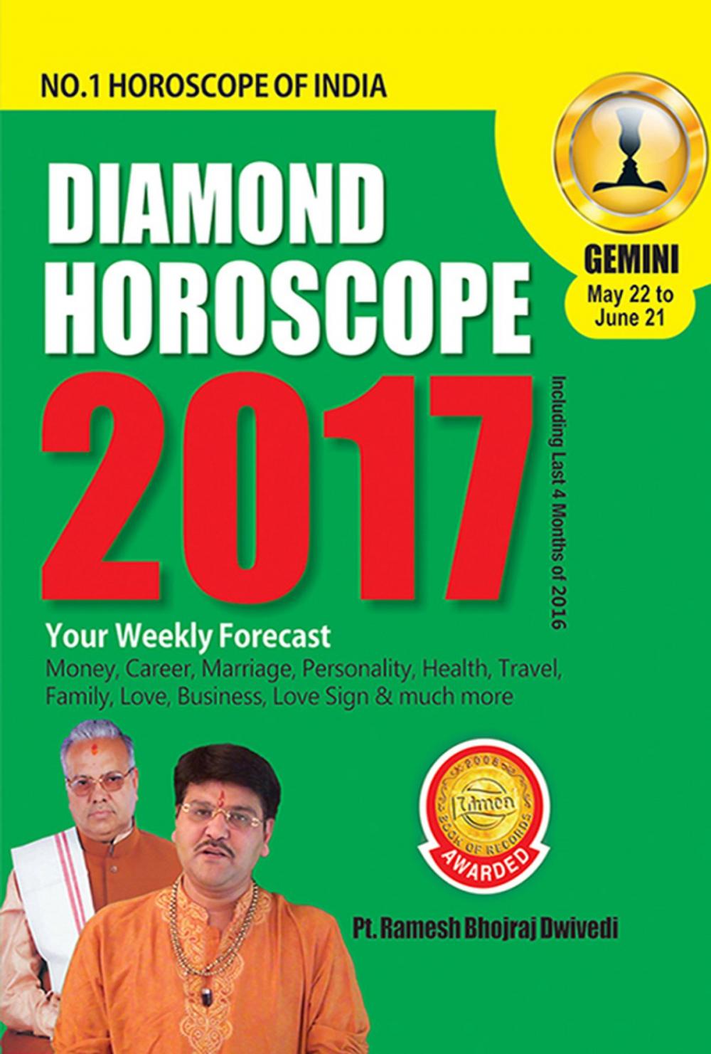 Big bigCover of Diamond Horoscope 2017 : Gemini