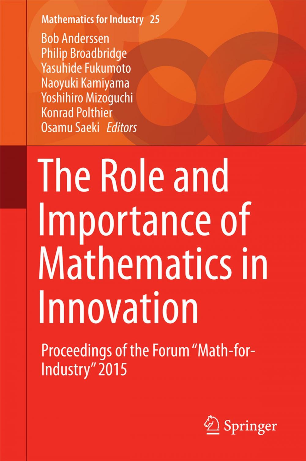 Big bigCover of The Role and Importance of Mathematics in Innovation