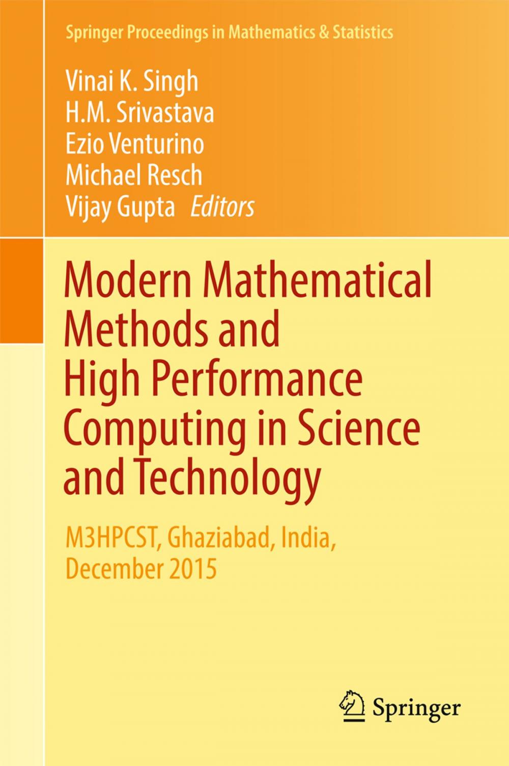 Big bigCover of Modern Mathematical Methods and High Performance Computing in Science and Technology