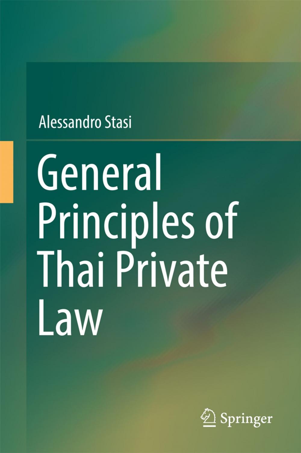 Big bigCover of General Principles of Thai Private Law