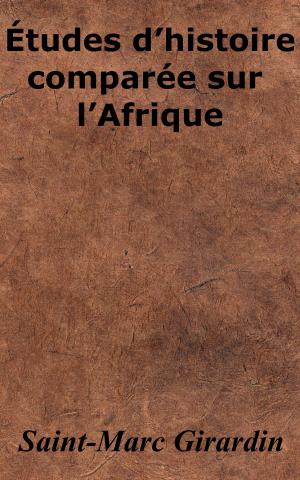 Cover of the book Études d’histoire comparée sur l’Afrique by Paul Langevin