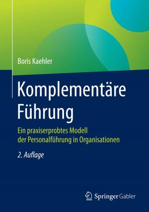 Cover of the book Komplementäre Führung by Sebastian Rittinger