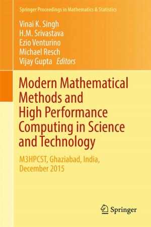 Cover of the book Modern Mathematical Methods and High Performance Computing in Science and Technology by K. Sahayaraj, R. Balasubramanian