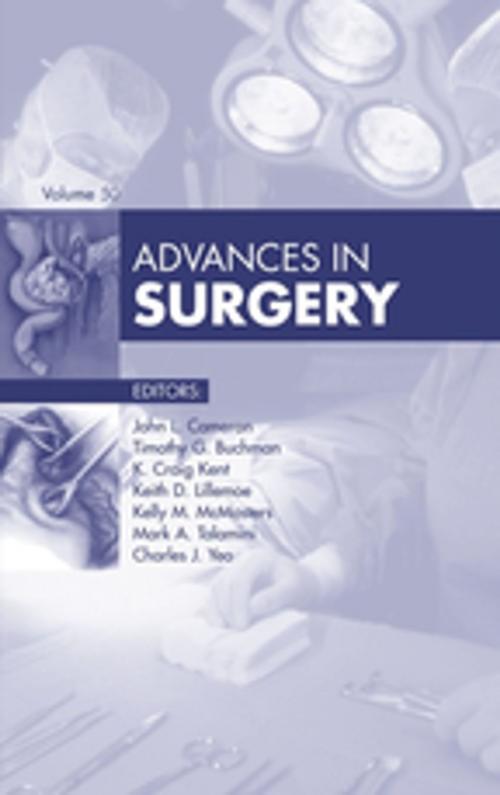 Cover of the book Advances in Surgery, E-Book 2016 by John L. Cameron, MD, FACS, FRCS(Eng) (hon), FRCS(Ed) (hon), FRCSI(hon), Timothy G. Buchman, PhD, MD, K. Craig Kent, MD, Keith Lillemoe, MD, Kelly M. McMasters, MD, PhD, Mark Talamini, BA, MD, Charles J. Yeo, MD, FACS, Elsevier Health Sciences