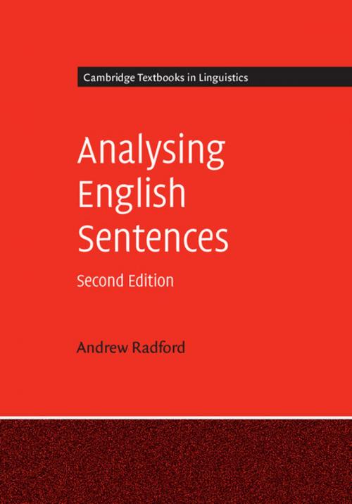 Cover of the book Analysing English Sentences by Andrew Radford, Cambridge University Press