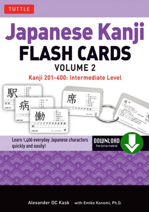 Cover of the book Japanese Kanji Flash Cards Ebook Volume 2 by Alexander Kask, Emiko Konomi Ph.D., Tuttle Publishing