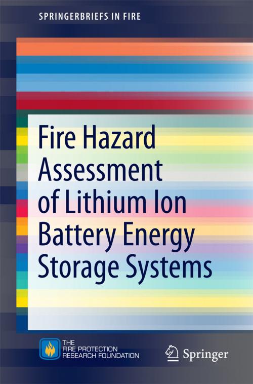 Cover of the book Fire Hazard Assessment of Lithium Ion Battery Energy Storage Systems by R. Thomas Long Jr., Andrew F. Blum, Springer New York