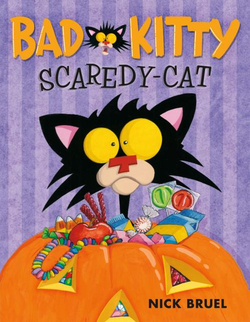 Cover of the book Bad Kitty Scaredy-Cat by Nick Bruel, Roaring Brook Press