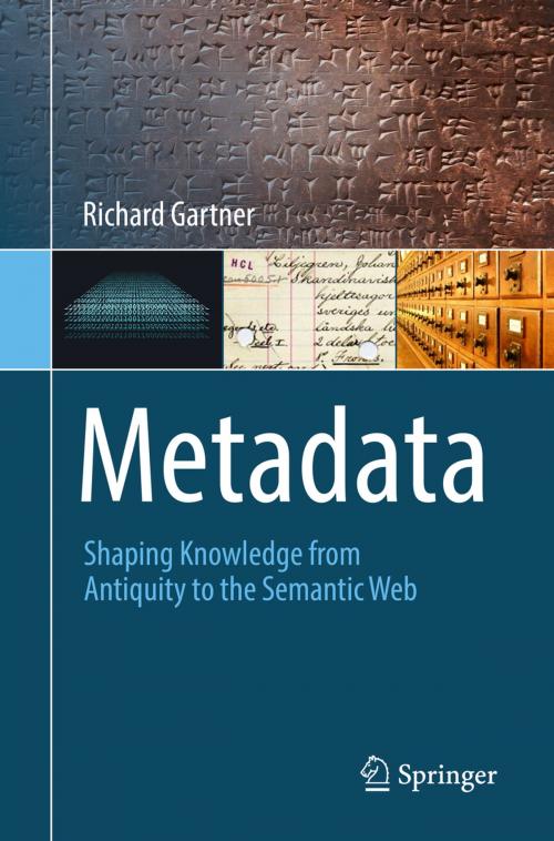 Cover of the book Metadata by Richard Gartner, Springer International Publishing