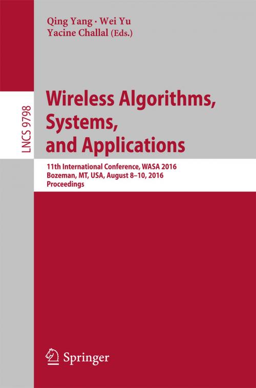 Cover of the book Wireless Algorithms, Systems, and Applications by , Springer International Publishing