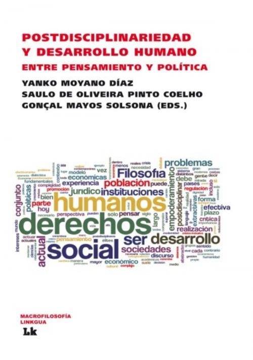 Cover of the book Postdisciplinariedad y Desarrollo Humano Entre Pensamiento y Política by Autores varios, Red ediciones