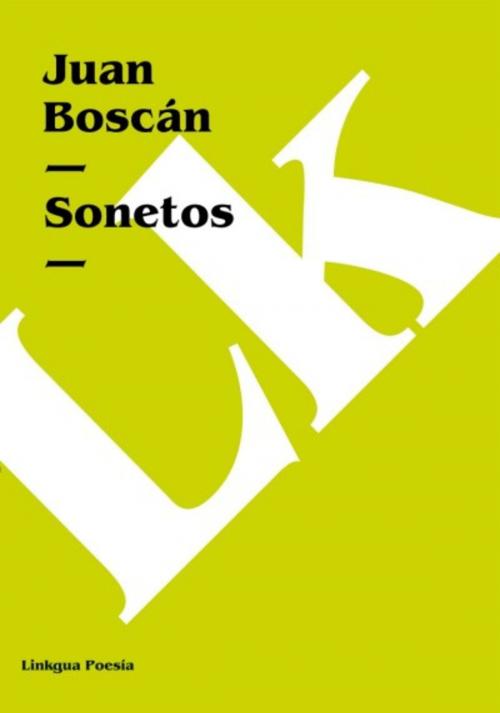 Cover of the book Sonetos by Juan Boscán, Red ediciones