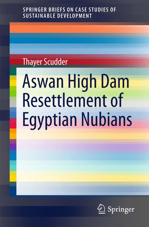 Cover of the book Aswan High Dam Resettlement of Egyptian Nubians by Thayer Scudder, Springer Singapore