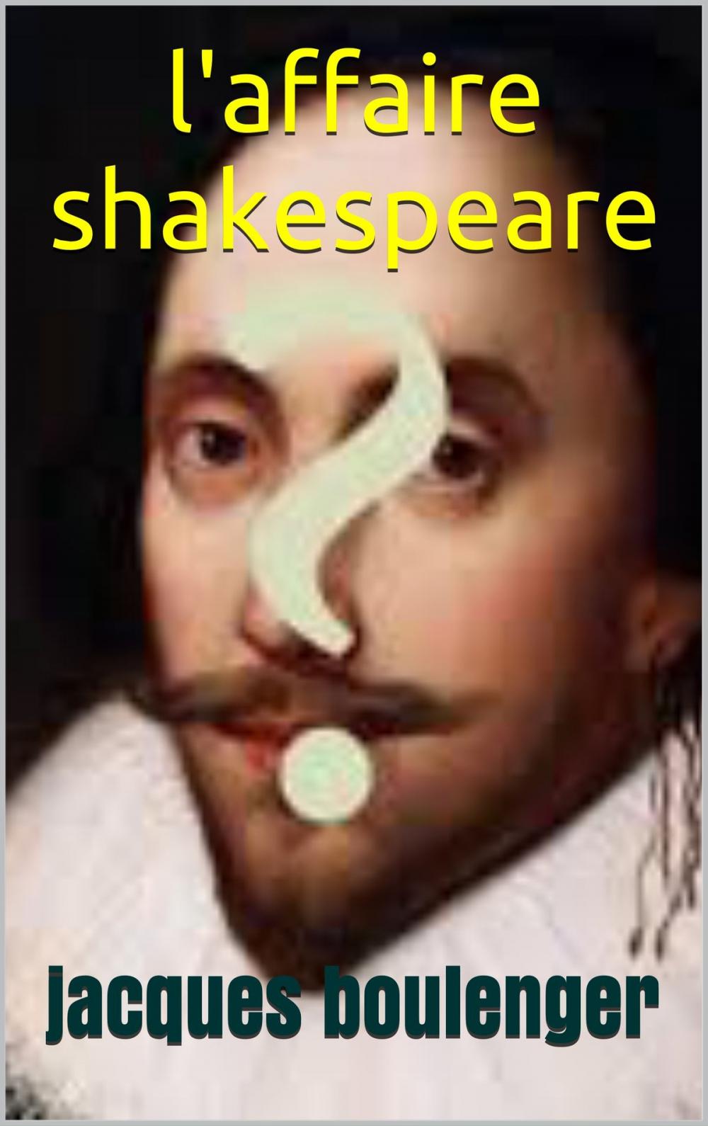 Big bigCover of l'affaire shakespeare