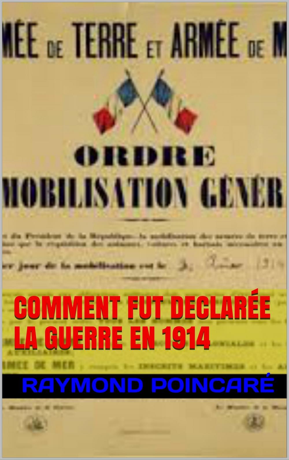 Big bigCover of comment fut declarée la guerre en 1914