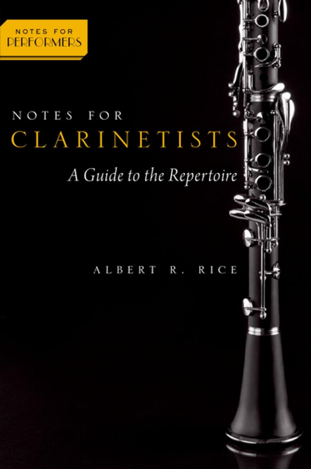 Big bigCover of Notes for Clarinetists