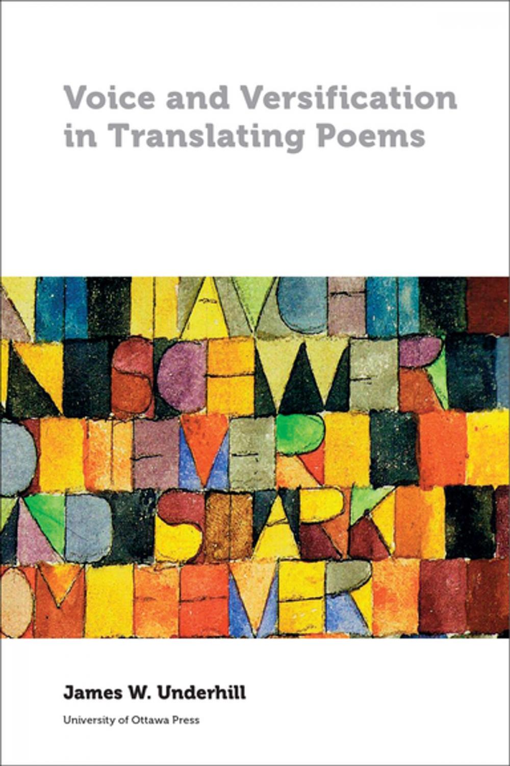 Big bigCover of Voice and Versification in Translating Poems