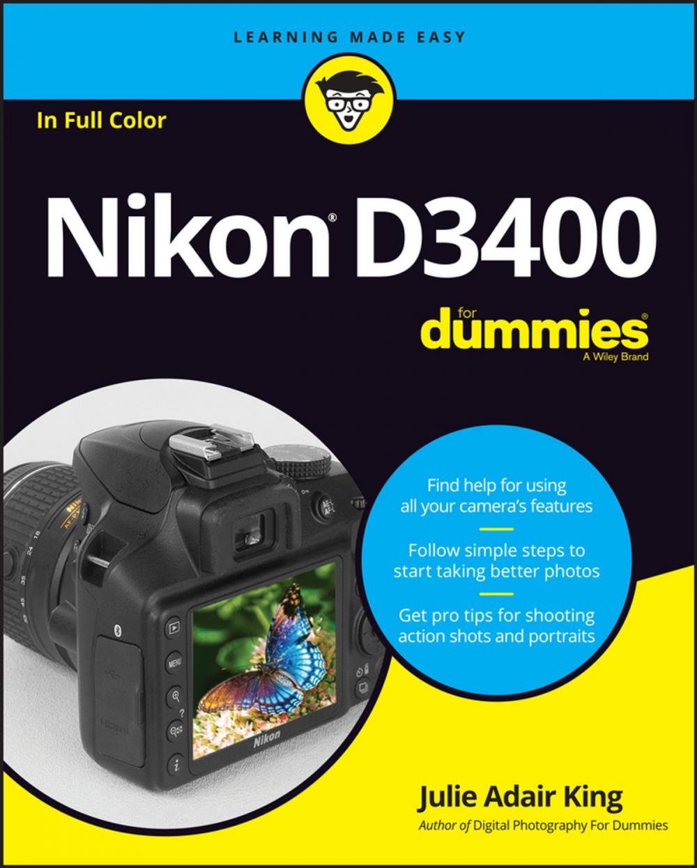 Big bigCover of Nikon D3400 For Dummies