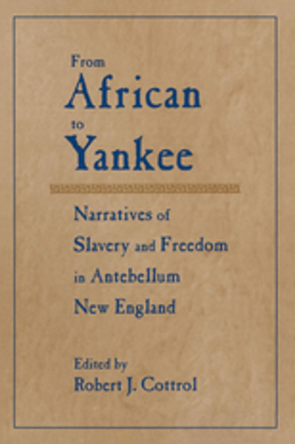 Big bigCover of From African to Yankee