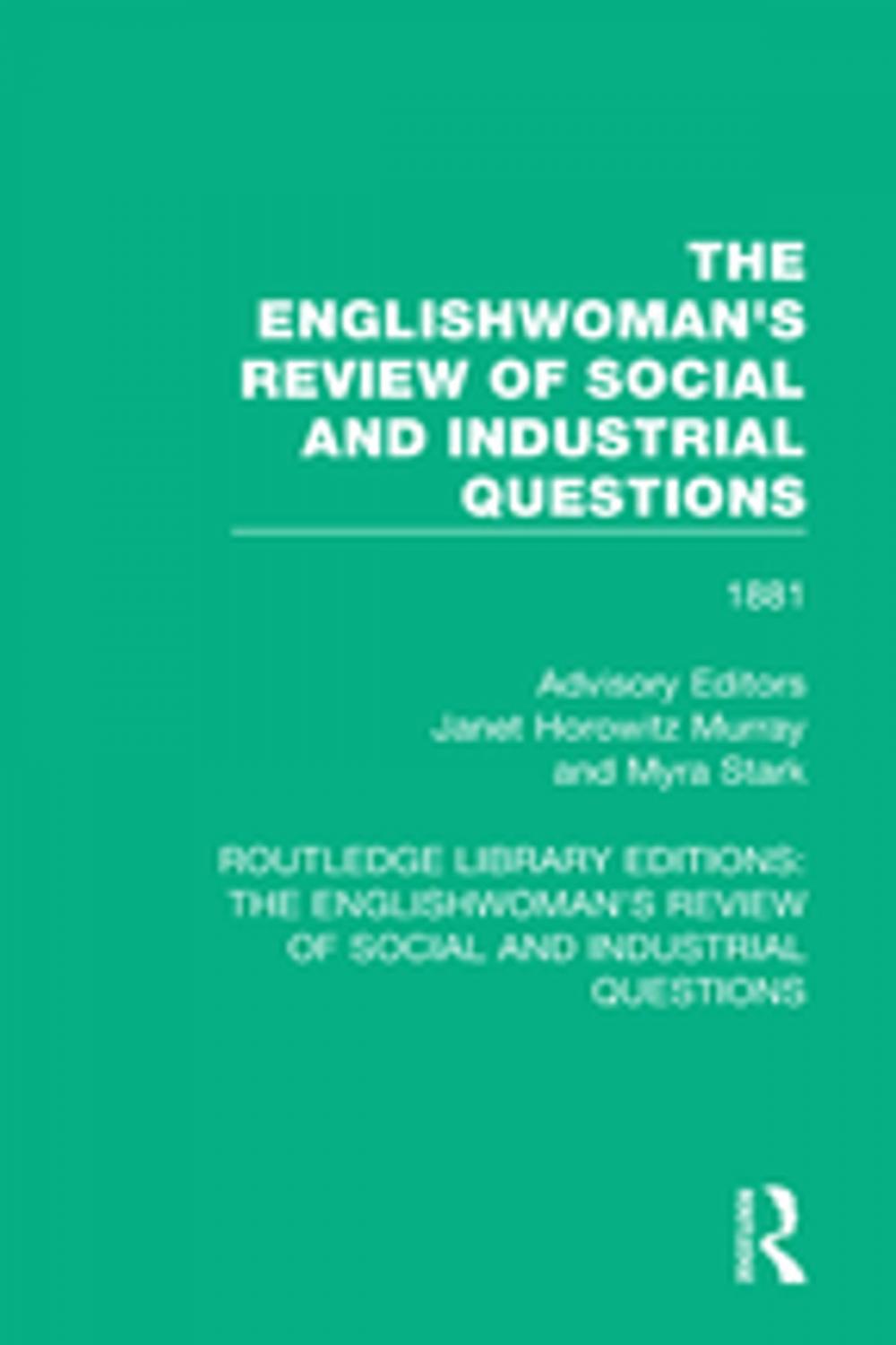 Big bigCover of The Englishwoman's Review of Social and Industrial Questions