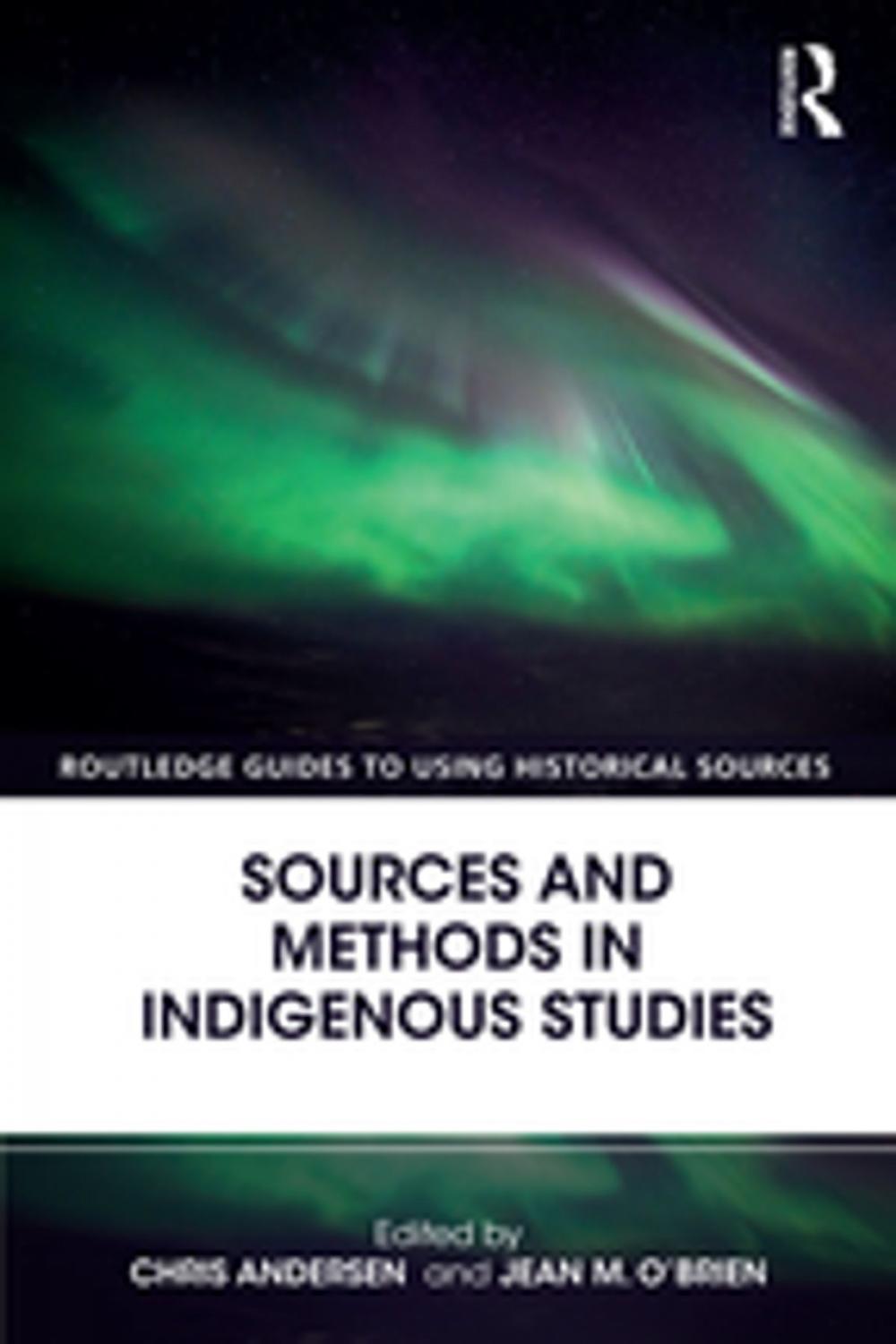 Big bigCover of Sources and Methods in Indigenous Studies