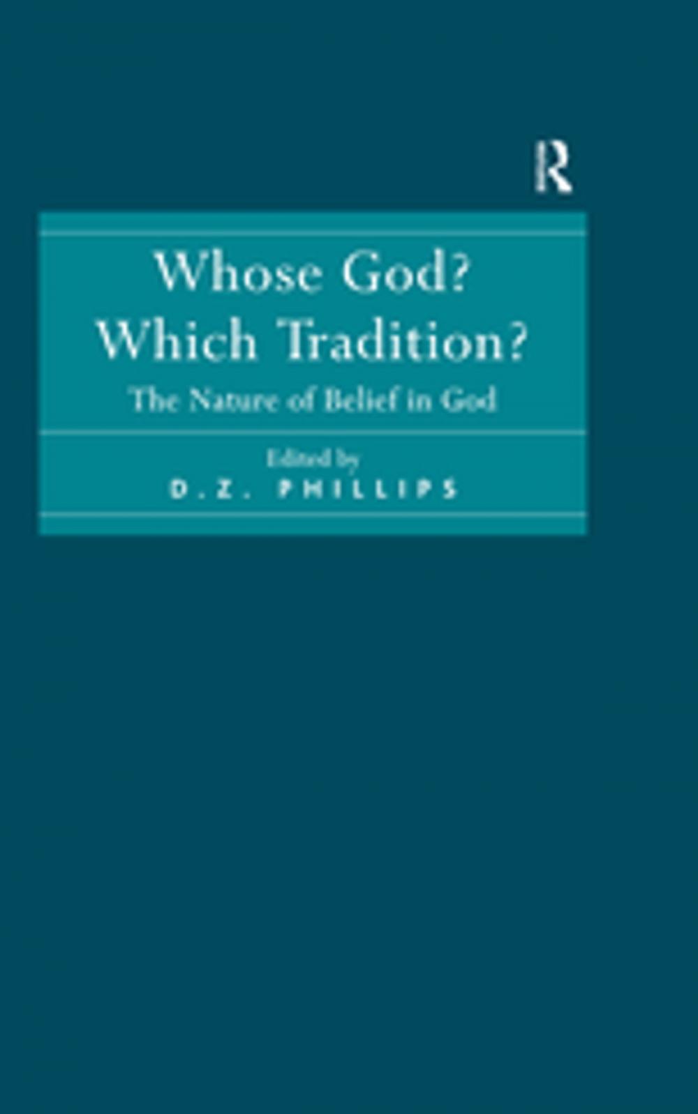 Big bigCover of Whose God? Which Tradition?