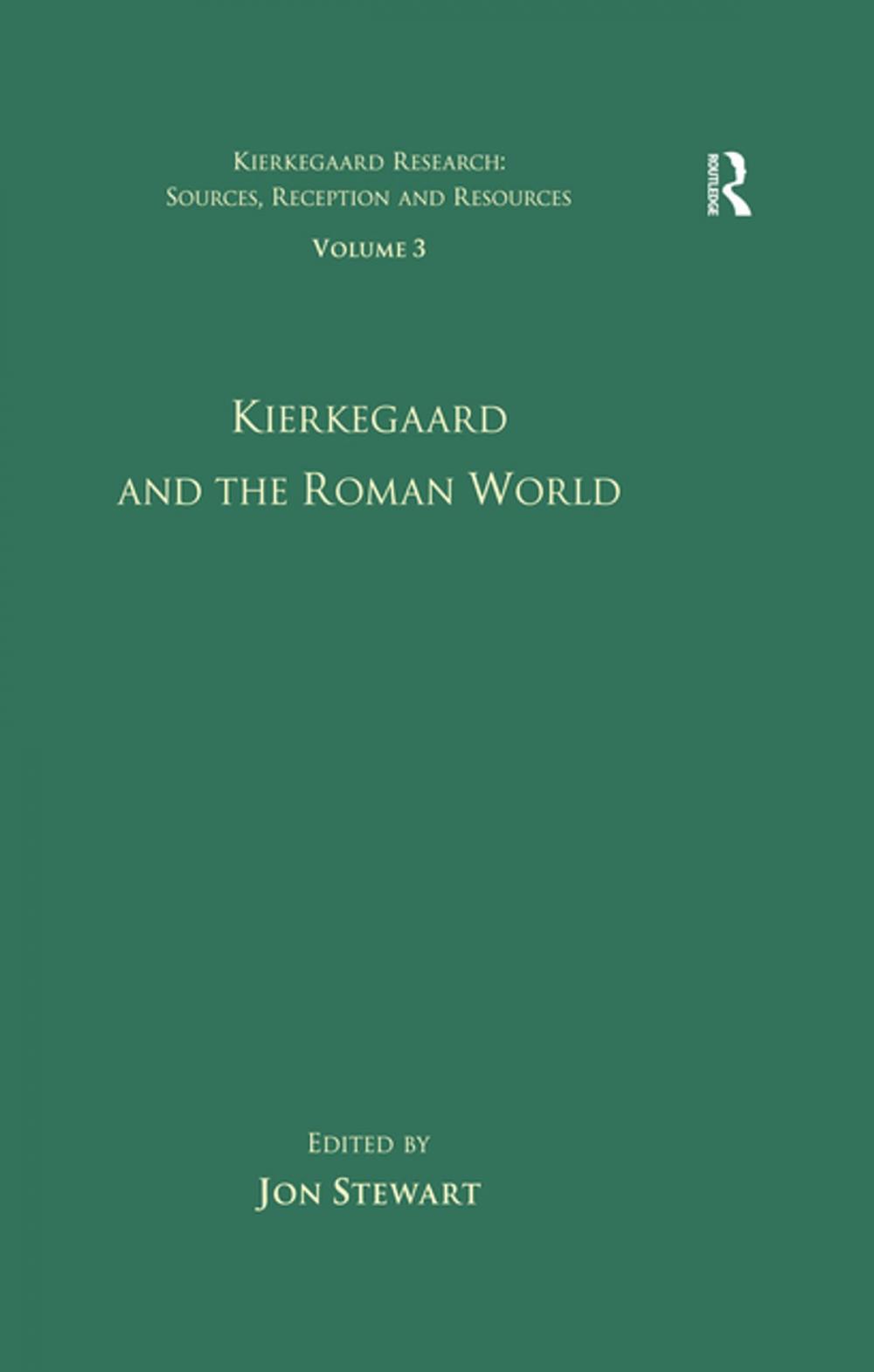 Big bigCover of Volume 3: Kierkegaard and the Roman World