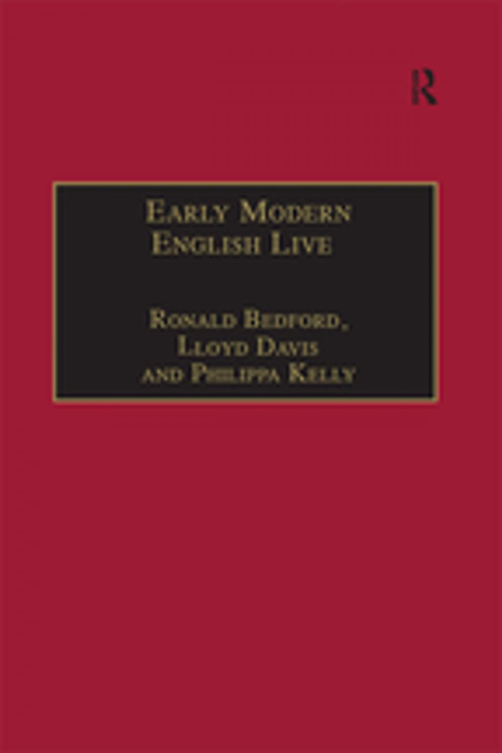 Big bigCover of Early Modern English Lives