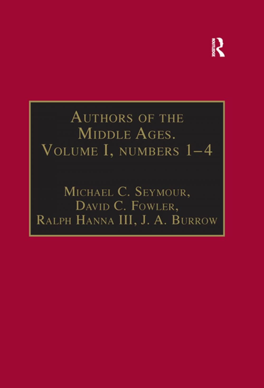 Big bigCover of Authors of the Middle Ages. Volume I, Nos 1–4