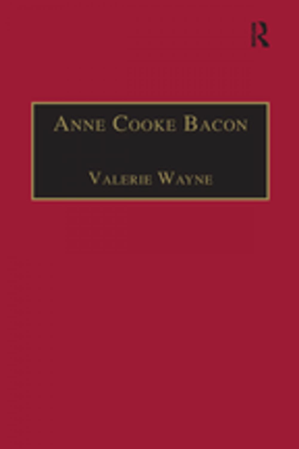 Big bigCover of Anne Cooke Bacon