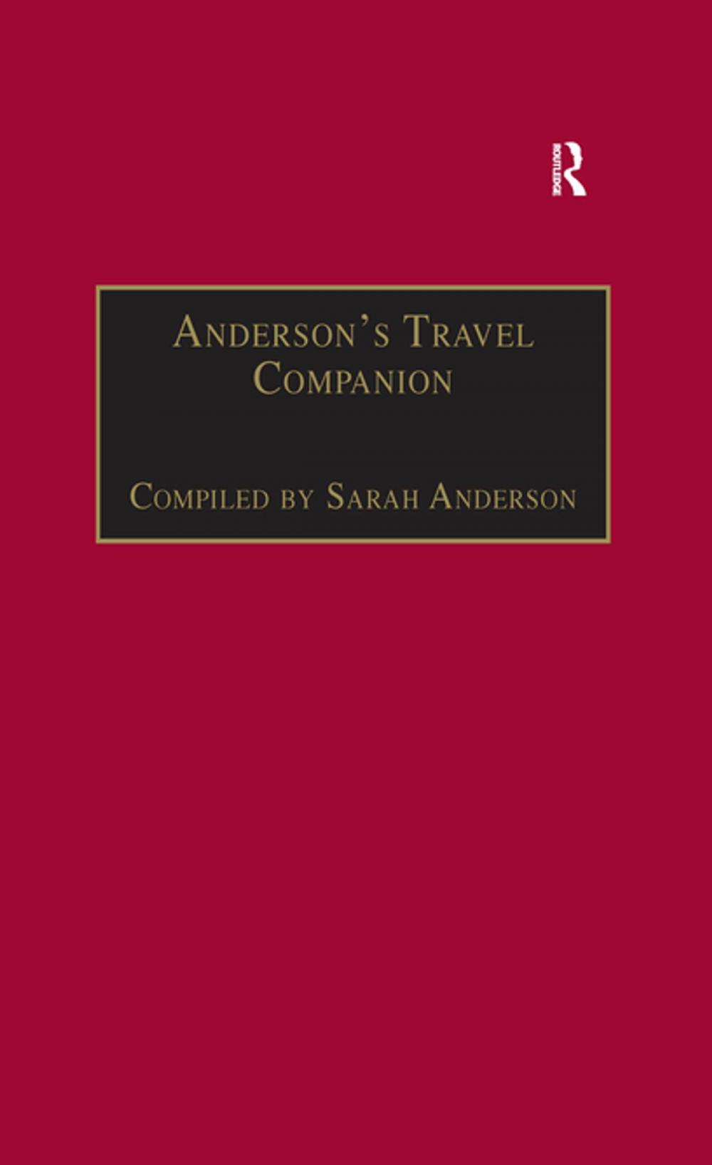 Big bigCover of Anderson’s Travel Companion