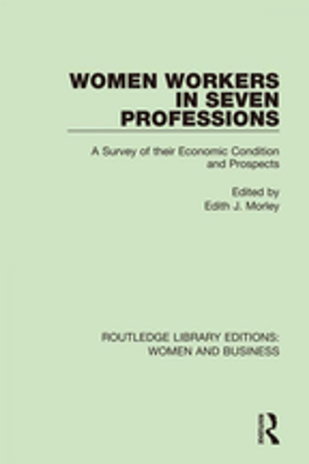 Big bigCover of Women Workers in Seven Professions