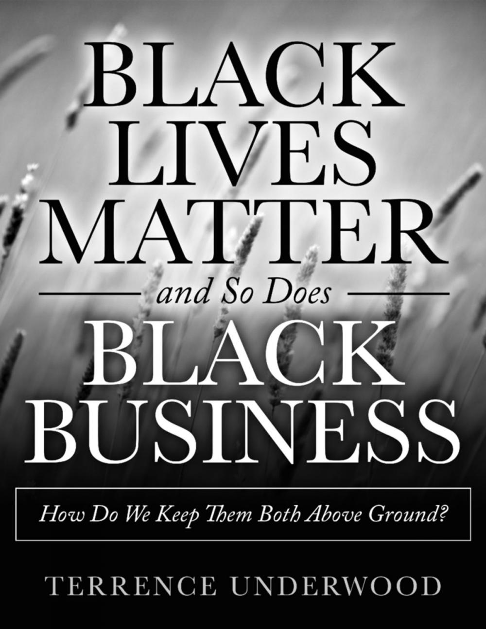 Big bigCover of Black Lives Matter and So Does Black Business How Do We Keep Them Both Above Ground?