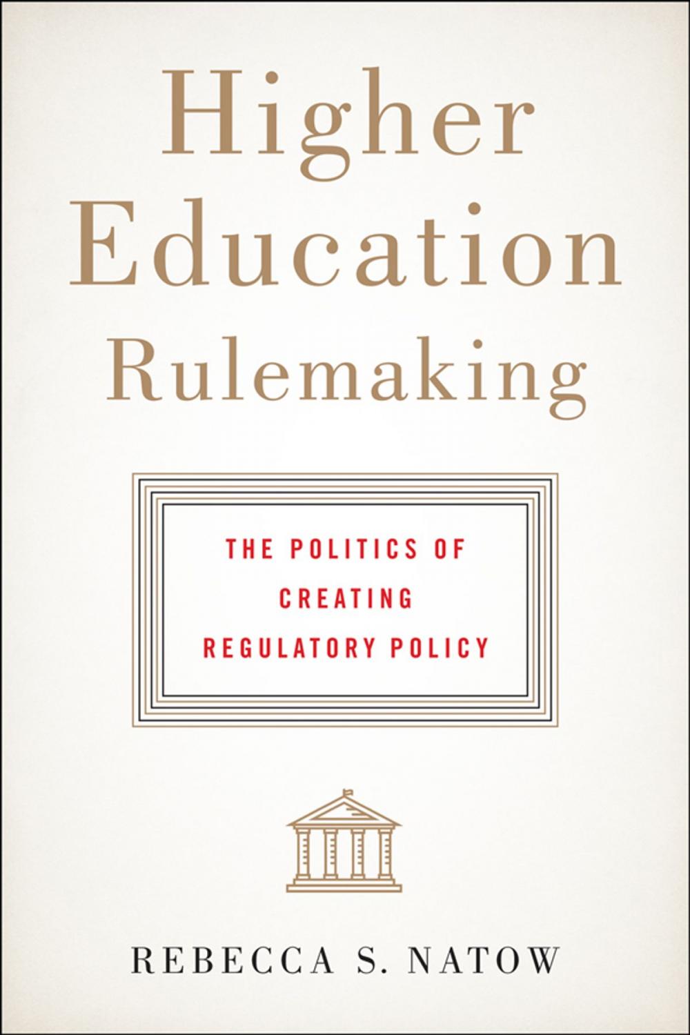 Big bigCover of Higher Education Rulemaking