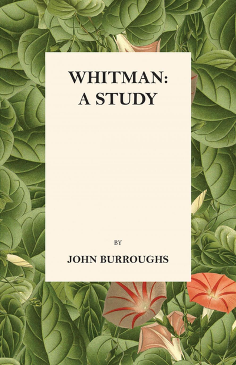 Big bigCover of Whitman: A Study