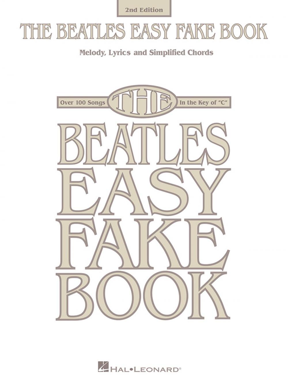 Big bigCover of The Beatles Easy Fake Book