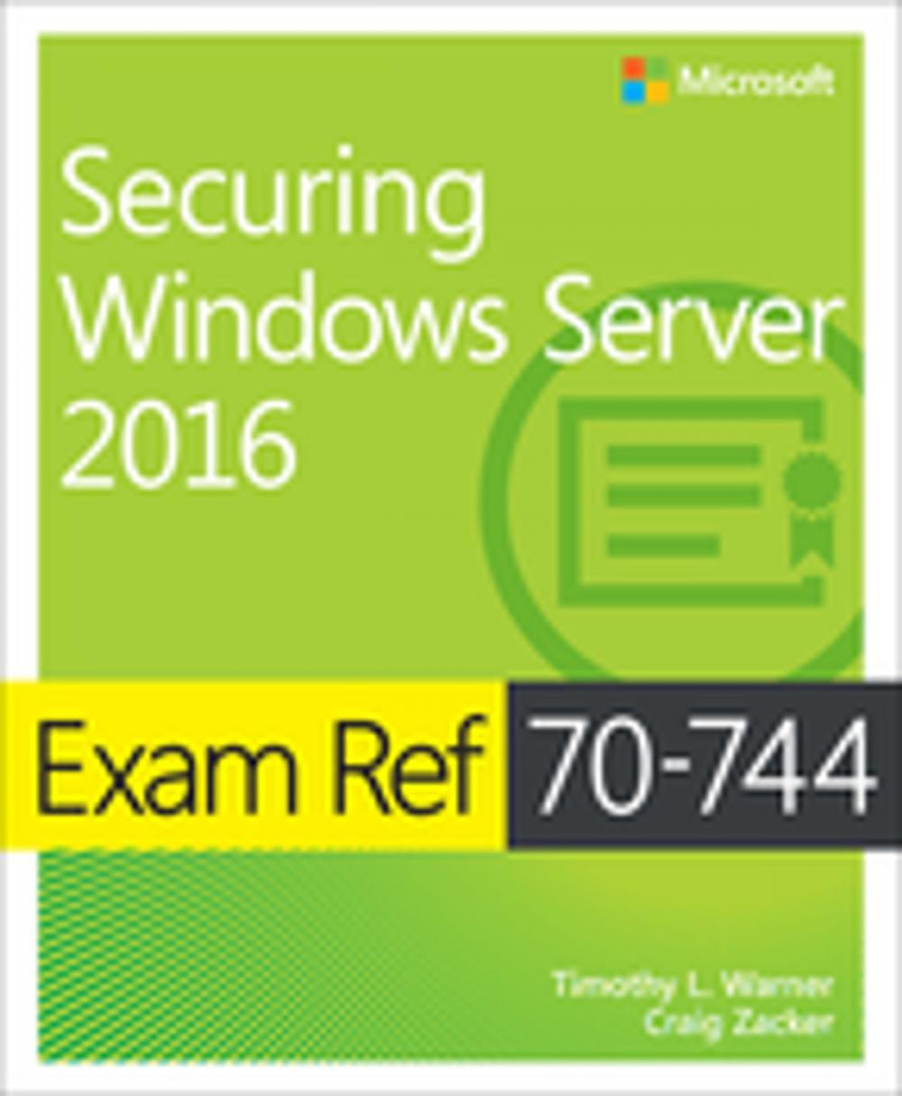 Big bigCover of Exam Ref 70-744 Securing Windows Server 2016