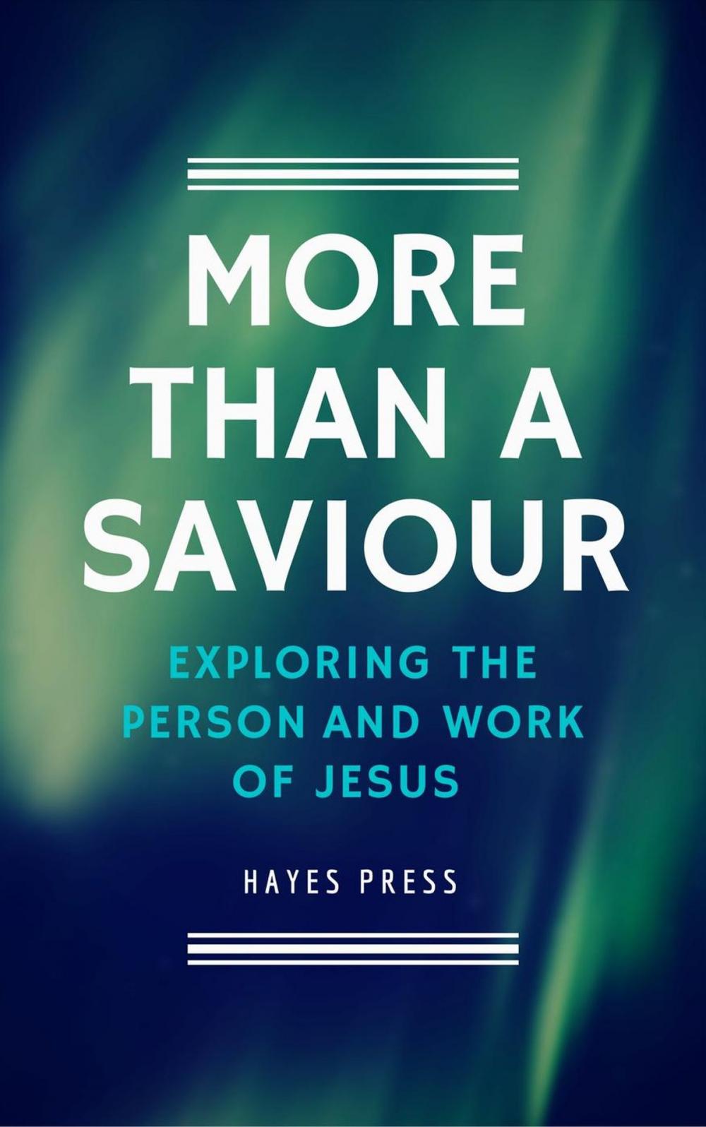 Big bigCover of More Than a Saviour: Exploring the Person and Work of Jesus