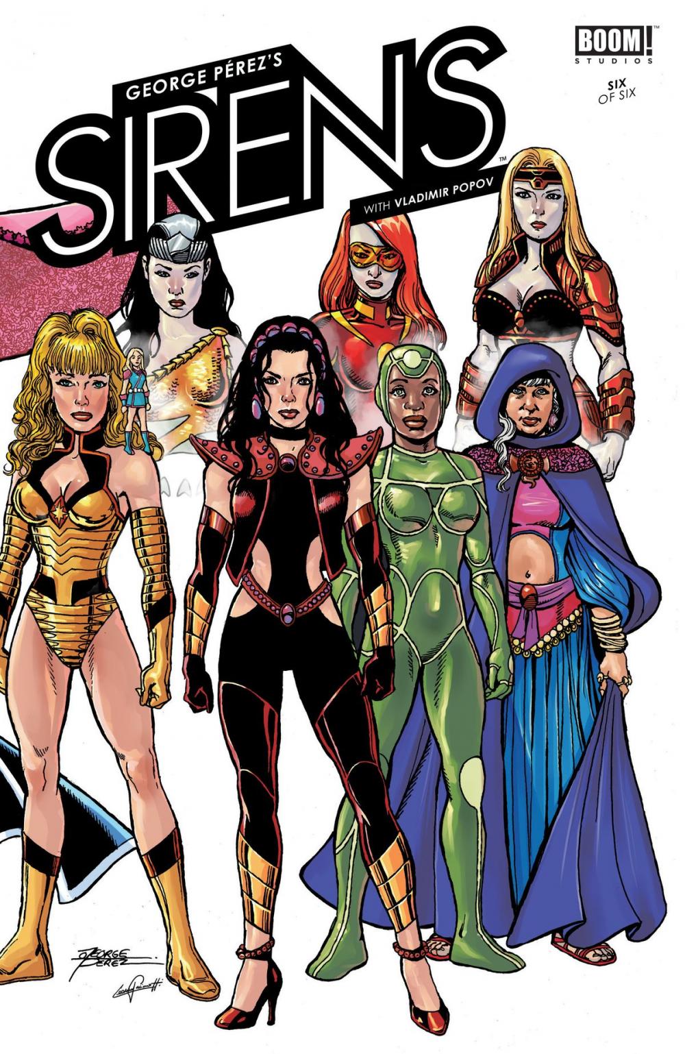 Big bigCover of George Perez's Sirens #6