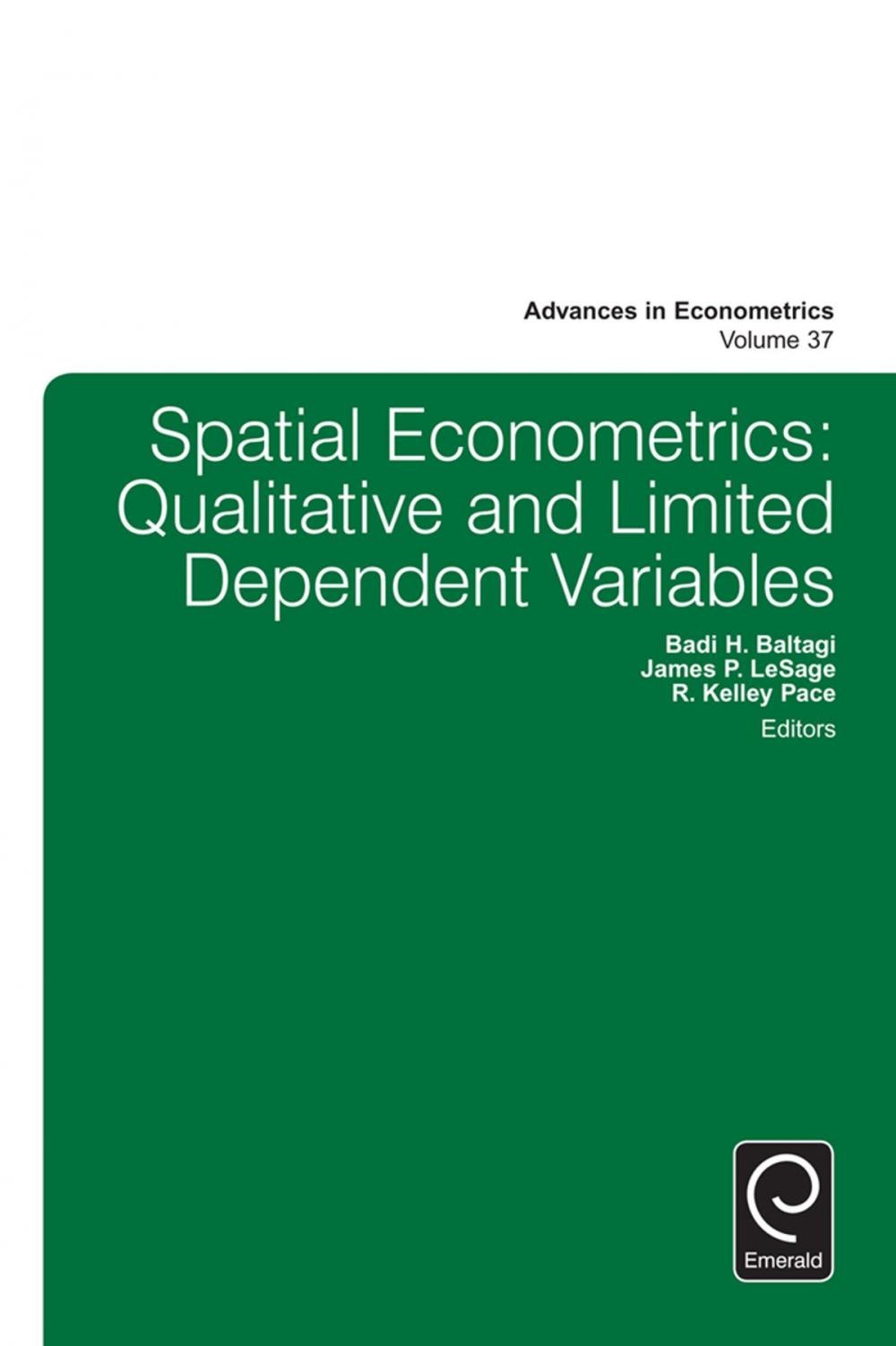 Big bigCover of Spatial Econometrics